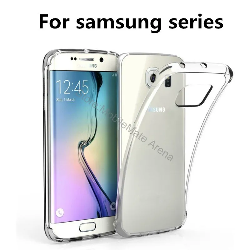 Для samsung Galaxy A5 A3 A7 2016 2017 J5 J3 J7 S7 S6 Edge чехол прозрачный чехол-накладка на заднюю