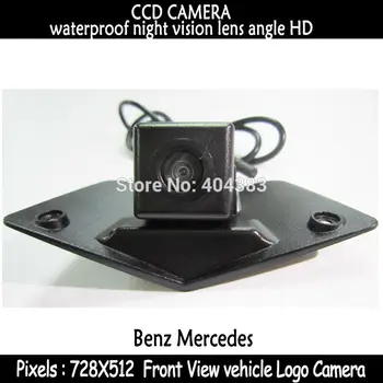 

car Accessories CCD car Logo mark front view side Camera for Benz Mercedes Vito Viano A B C E G GL SLK GLK SL R GLA CL CLA AMG