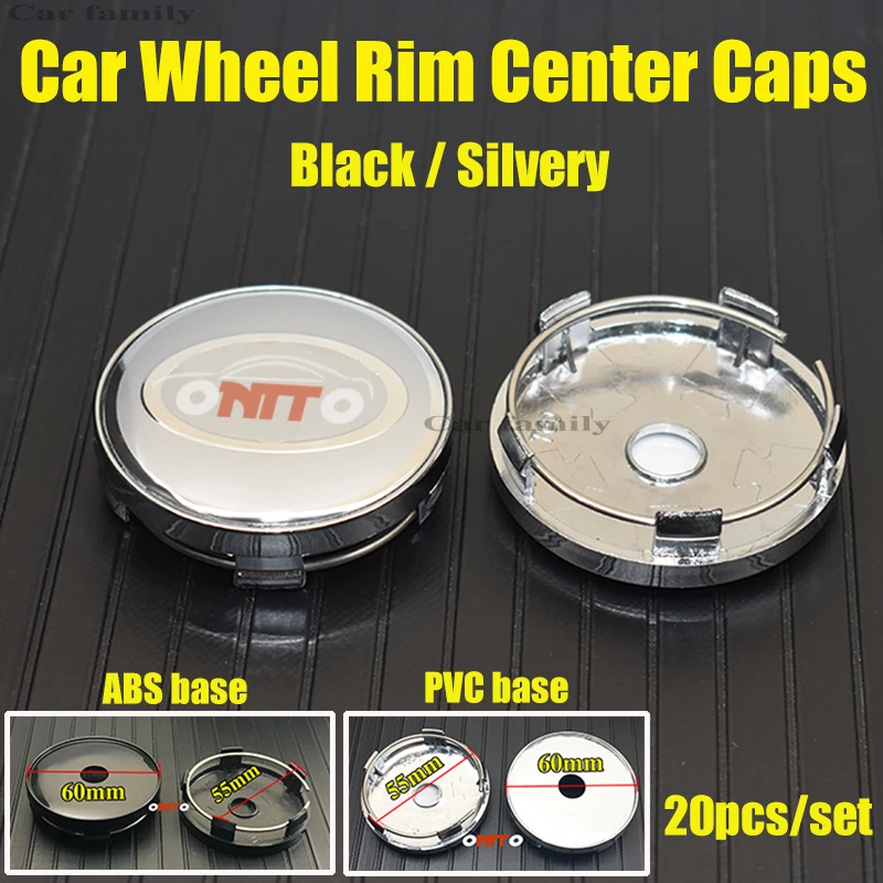 

20pcs/set For toyota Carolla Camry Reiz Sienna prius Land 60MM 2.36inch PVC/ABS Auto Rims Wheel Badge Car Wheel Hub Center Caps