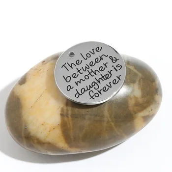 

10Pcs Positive Inspirational Dainty Charm Stainless Steel Accessories Mantra Fit Necklace Bracelet For Femme Motivation Jewelry