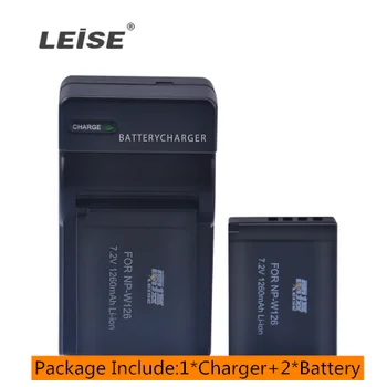 

Leise NP-W126 Digital Battery 1pcs Battery Charger+2pcs Digital Battery For Fuji X-E1 E2 A1 XM1 XE1 XT1 XT10 XA2 HS50 XPro2