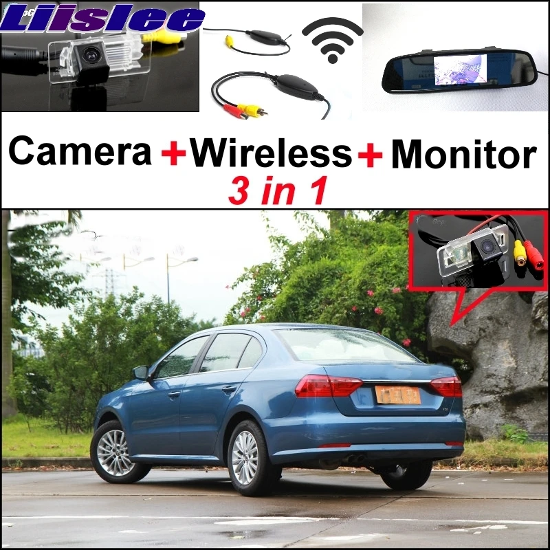 

Liislee Special Camera + Wireless Receiver + Mirror Monitor Easy Back Up Parking System For Volkswagen VW Lavida Grand Lavida