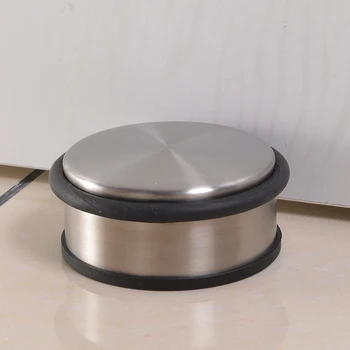 

1 Pcs Durable Door Stoper Wedge Block Stopper Safety Protector Home Office Use Black Rubber Block Wedge Safety Protector