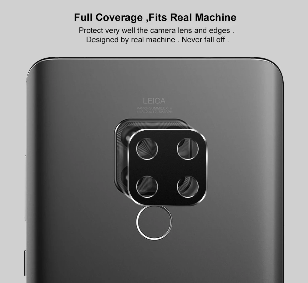 Ascromy Aluminum Alloy Rear Camera Lens Metal Protector Protection Ring For Huawei Mate 20 Pro X Mate20 Soft Tempered Glass Film Accessories (2)