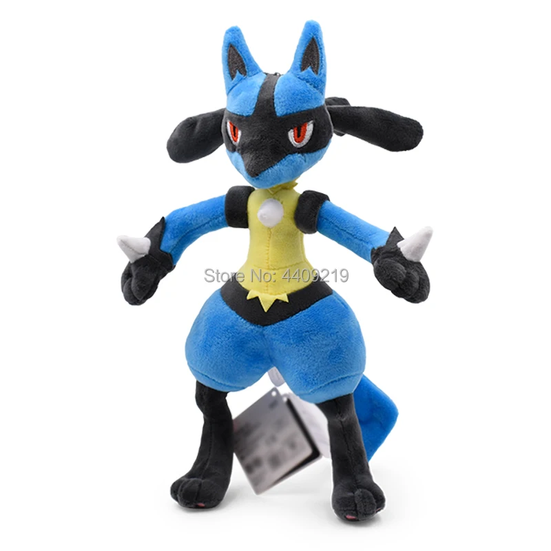US $88.13 10pcsLot 30cm Lucario Plush Toys Soft Dolls Stuffed Kids Present Plush Doll Toys Cotton Cute Mega Peluche Toy For Children