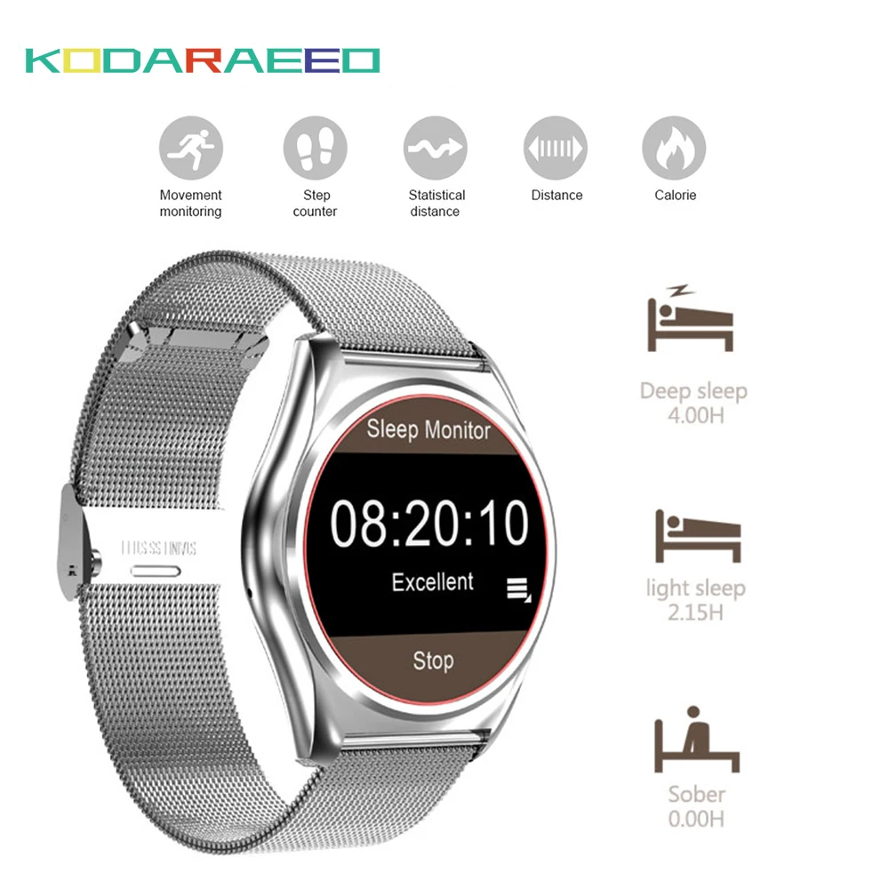 

N3 Smart Watch With Heart Rate tracker Monitor Bluetooth Touch SmartWatch Support Call Reminder Fitness Smart watches men PW42
