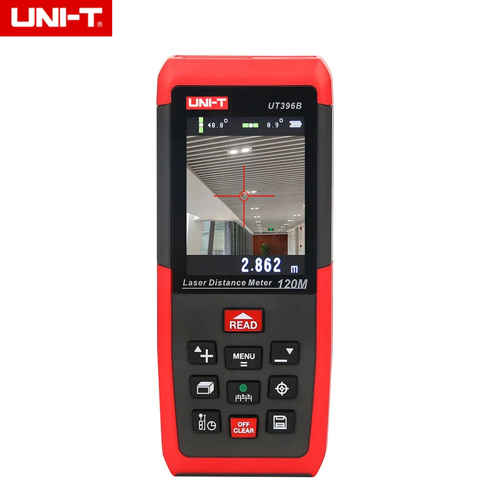 

UNI-T UT396B 120M Digital Laser Distance Meter Laser Range Finder Measure Area/Volume Tool