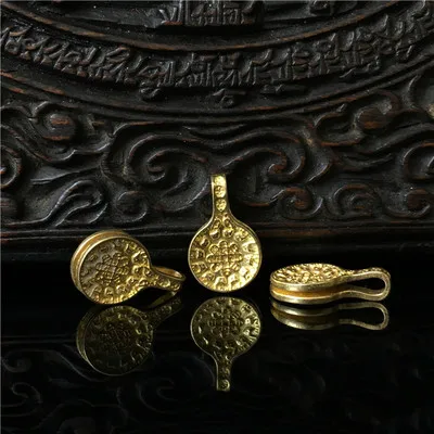 Golden Jiugong Bagua BRO802 тибетские зажимы для прилавка мала, восемь зажимов Будды, смешанный заказ, 10 шт./партия - Окраска металла: Golden Jiugong Bagua