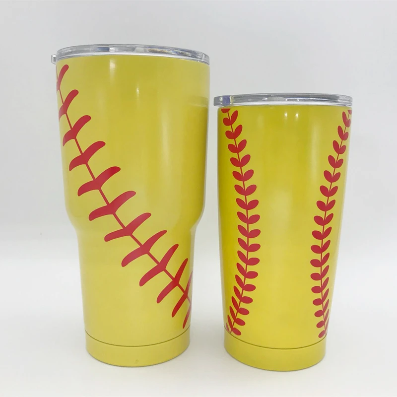 Baseball Tumbler 30oz Softball Football Soccer Cup 20oz Insulated