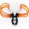 Powerful Alloy Slingshot Hunting Thick Wrist Band Catapult Sports Outdoor Hunting Slingshot Bow Rubber ► Photo 2/5