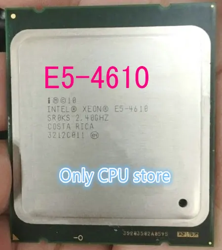 Intel ЦП Xeon E5-4610 SR0KS 2,4 ГГц 6-ядерный 15 м LGA2011 E5 4610 процессор