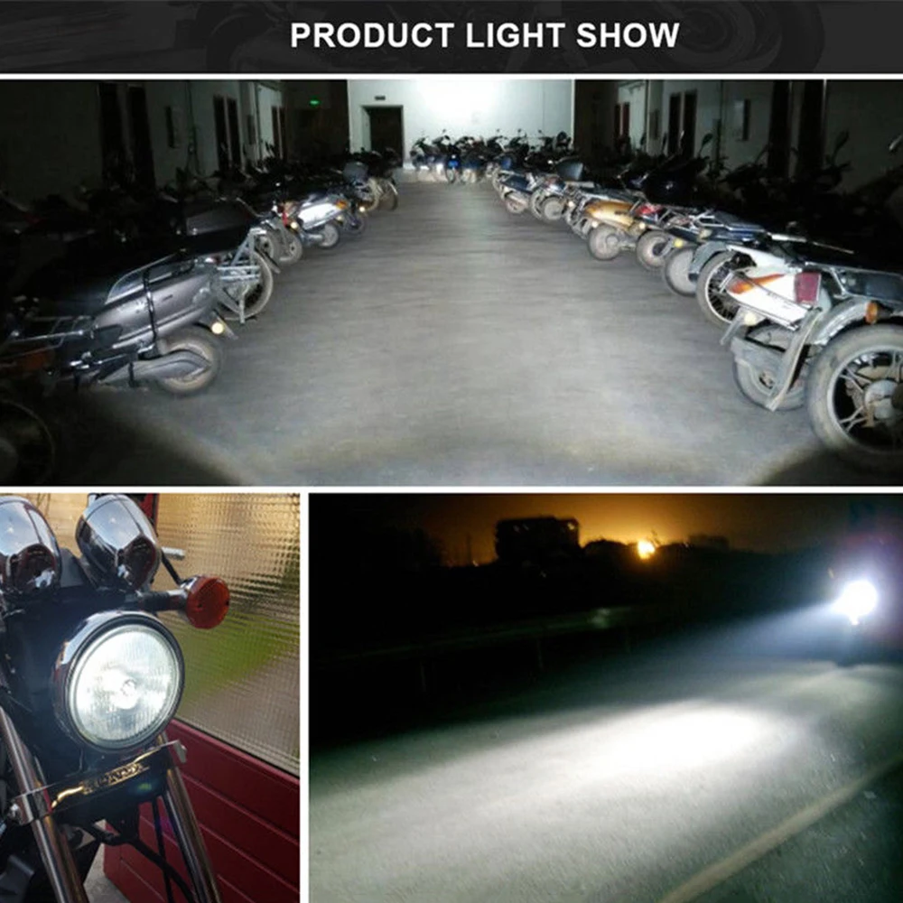 2 шт. 12 V H6M P15D Скутер мопед скутер мотоцикла светодиодный фар лампа перерыв с резервным копированием противотуманная фара 6500 к белый свет