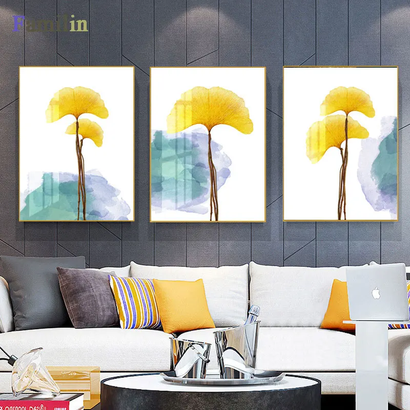 

Modern Sketch Of Golded Tree Branches Unframed HD Decorative Paintings Canvas Wall Poster Art Print For Home Room Decor