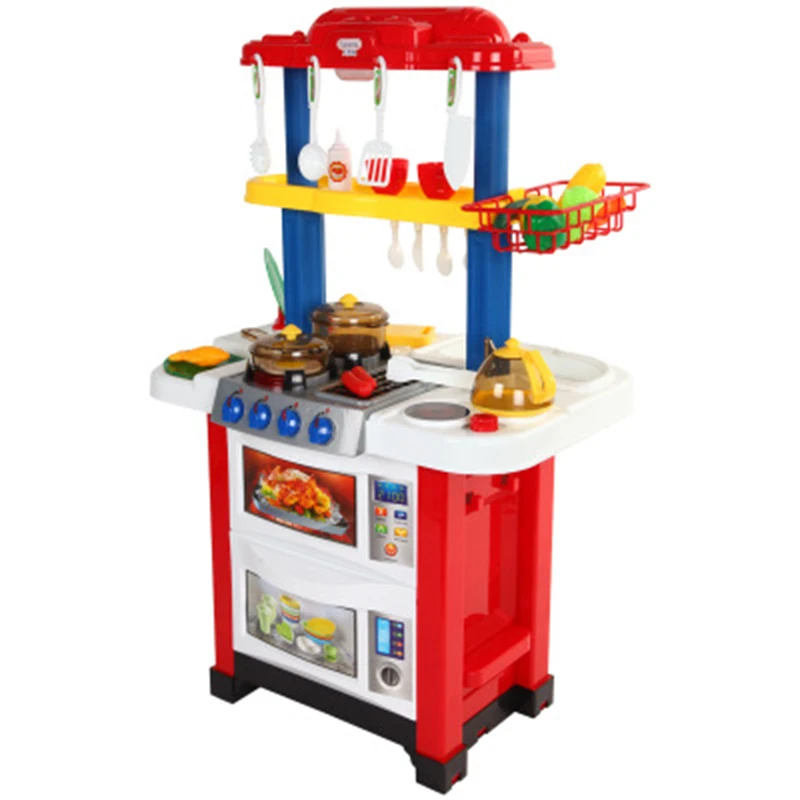 

Simulation Children Play House Kitchen Toy Faucet Real Water Light Music Educational Toys For Kids Christmas Gifts