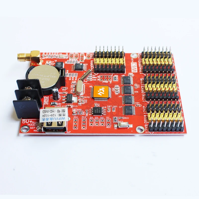 Беспроводной контроллер светодиодной видеопанели rgb huidu hd w63 led scoreboard|controller