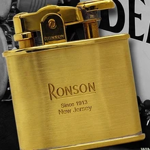 HGX Фирменная оригинальная с 1913 года RONSO латунная старомодная керосиновая зажигалка