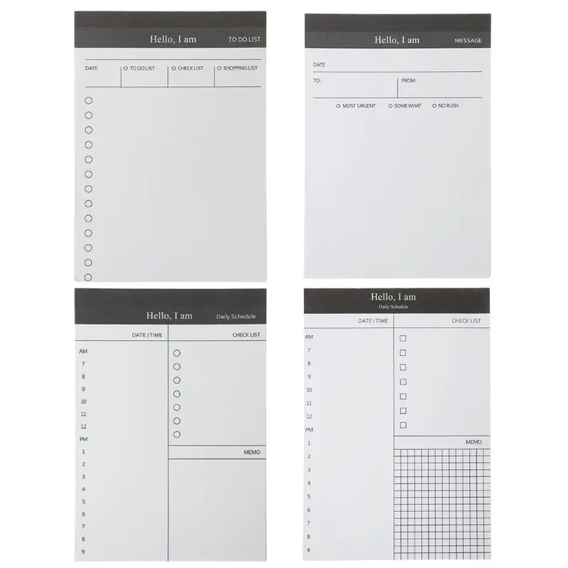 

Sticky Notes 50 Sheers DIY Planner Memo Notes Notepad Desk Agenda Gift School Office Supplies