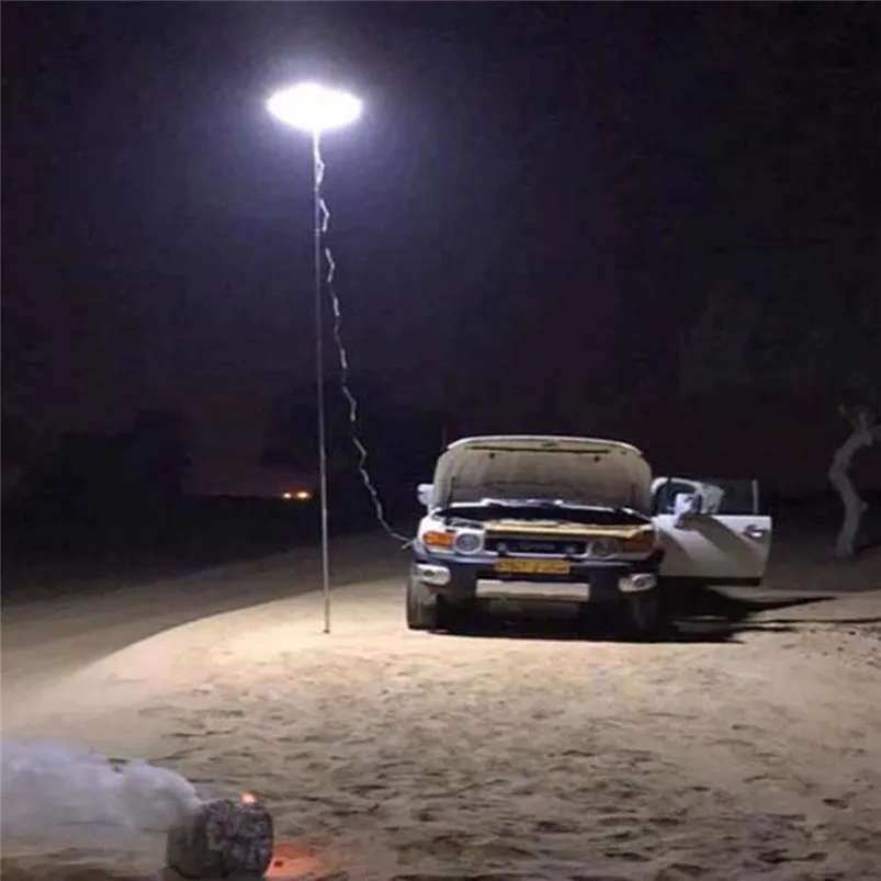 1PC Outdoor Camping Night Light Telescopic COB Rod LED Fishing Outdoor Camping Lantern Light Lamp Hiking BBQ 30MR144