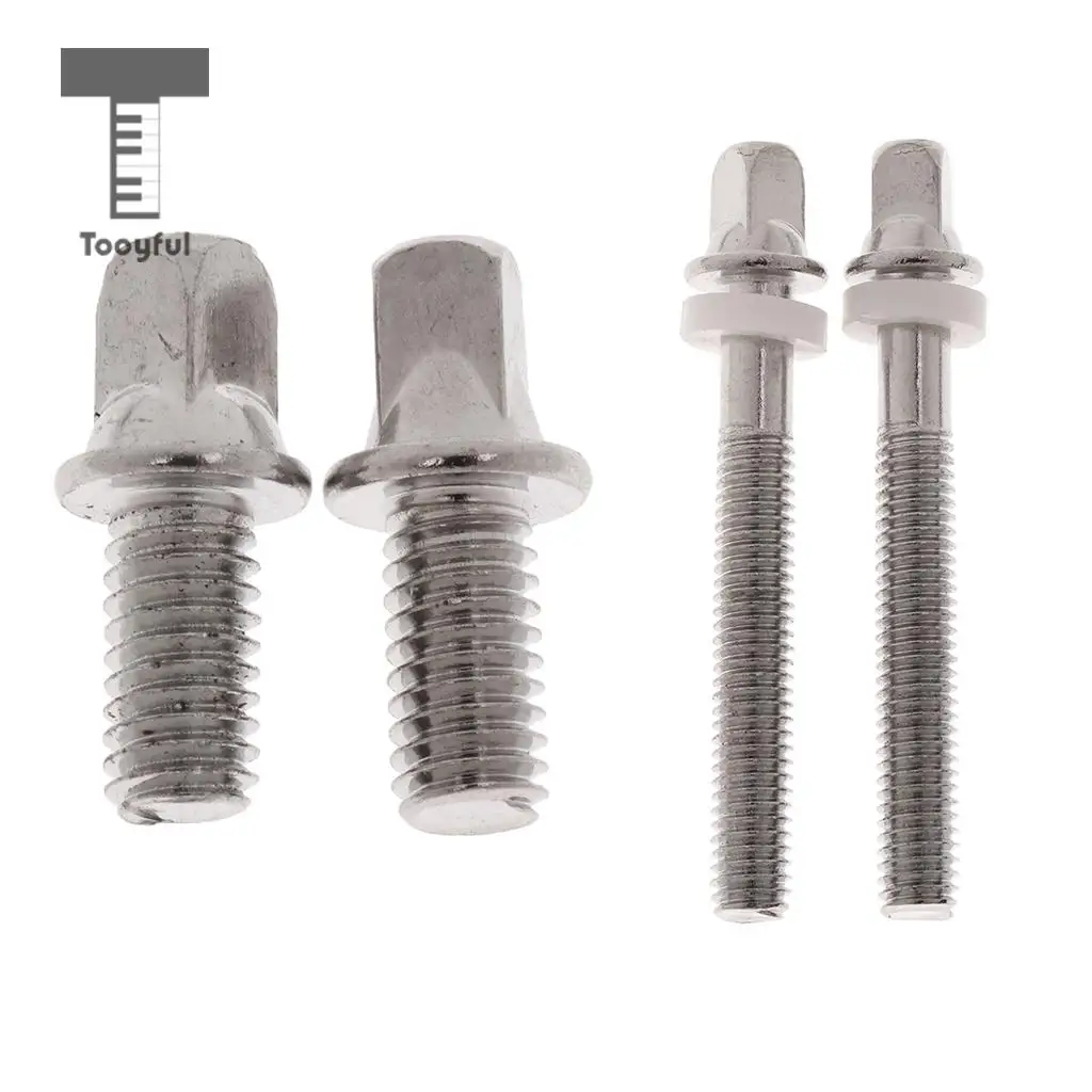 4pcs Metal Drum Tension Rods Drum Bolts for Percussion Parts 10/33mm