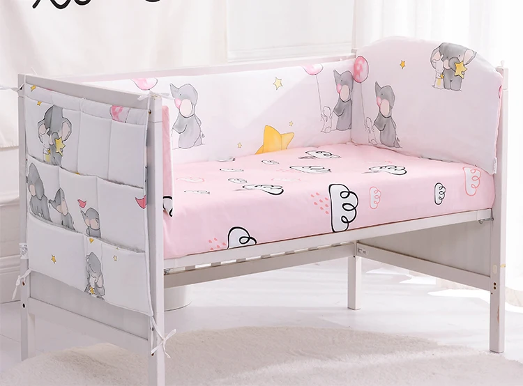 Cartoon Crib Bed Bumper Baby Bedding Set