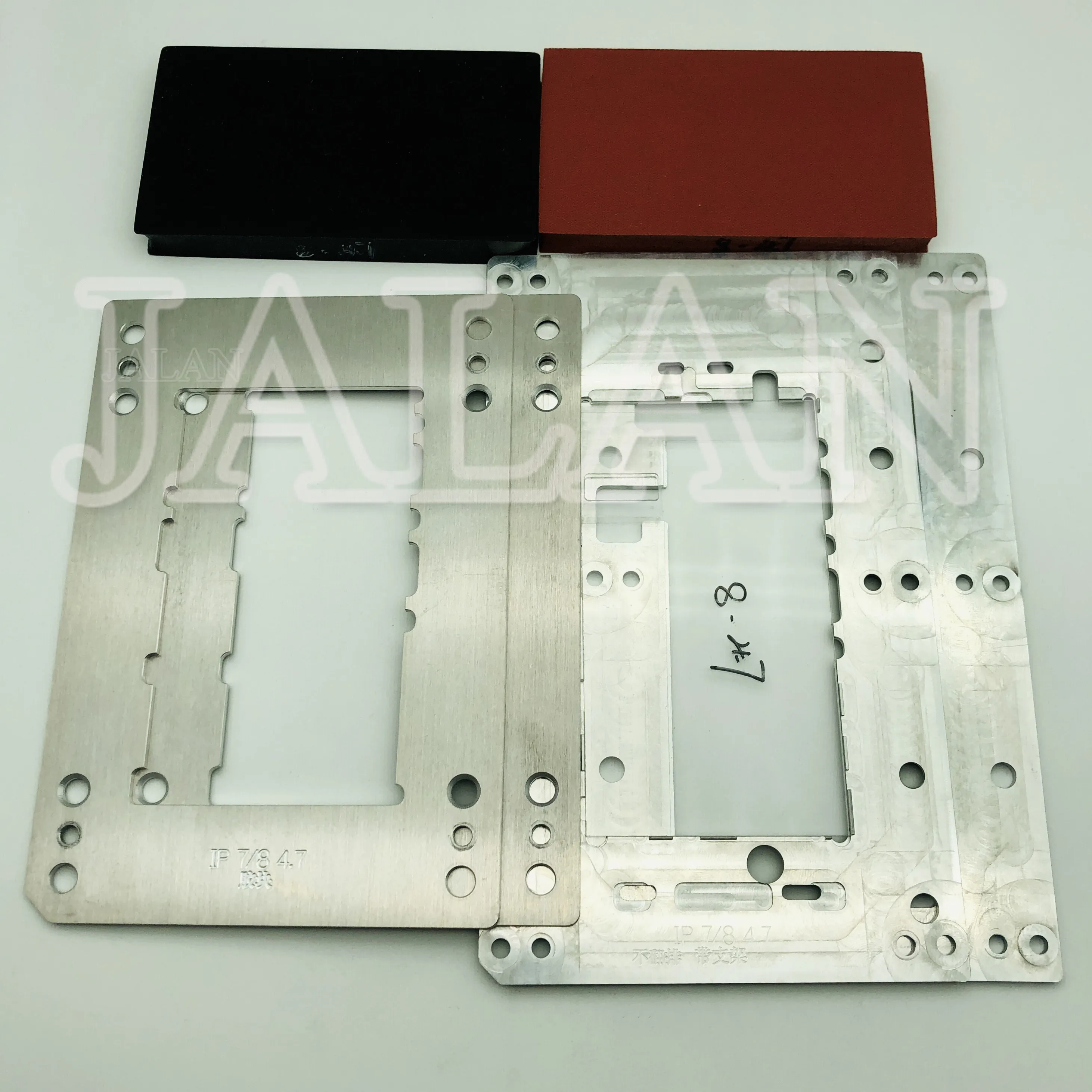 JALAN YMJ laminating mold for iPhone 7 8 4.7 inch glass frame oca lcd repair laminator machine moul