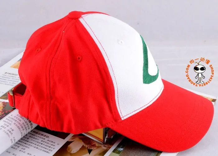 Аниме Pocket Monster Ash Ketchum шляпа кепки 3 вида стилей открытый Snapback вышивка бейсбол косплей костюм аксессуары реквизит подарок