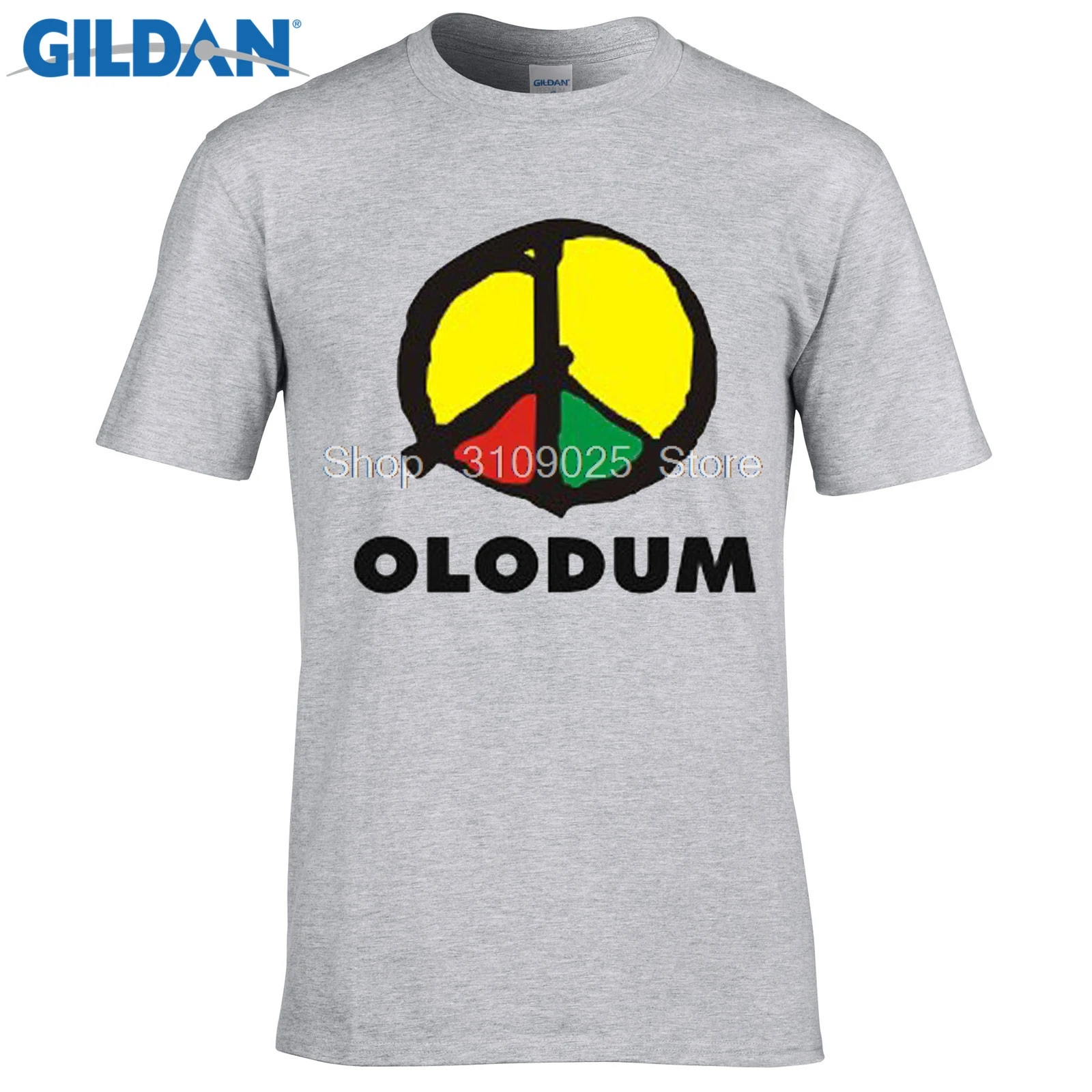 Мужская модная брендовая футболка 2017 Новая классная новая Logo Olodum бразильская