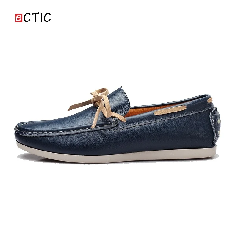 Buy 2017 New Luxury Leather Boat Shoes Mens Top Sider