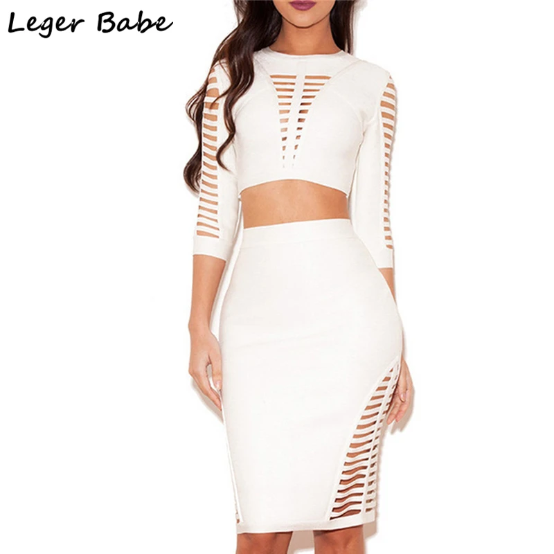 Herve Leger Babe Новое лето бинты Bodycon платье 2018 элегантный черный/белый Холтер
