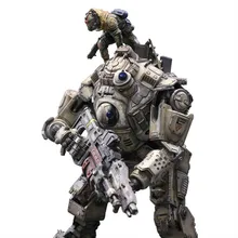 1 шт. Play Arts Pa Kai, экшн-фигурка Atlas Titanfall Titan Осенняя модель игрушки Новая 26 см передвижная, ПВХ Коллекция мультфильм модель Рождественский подарок