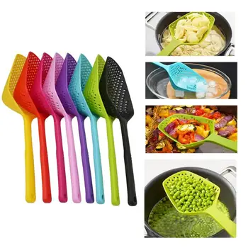 

No-stick Plastic Drain Shovel Strainers Water Leaking Shovel Ice Shovel Fishing Fence Colanders Kitchen Gadget Cooking Tool