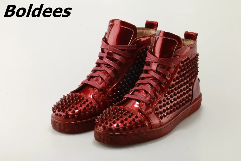 Red Rivet Loafers (1)