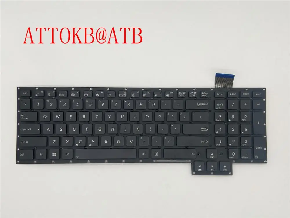 Новая русская/английская клавиатура для Asus G750 G750J G750JH G750JM G750JS G750JW G750JX G750JZ G750JY черная клавиатура для ноутбука RU/US