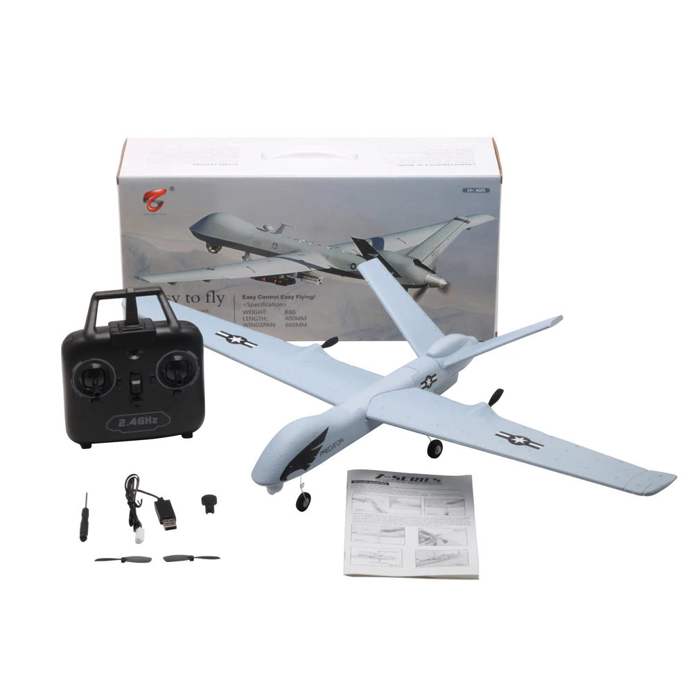 RC Airplane Plane Z51 20 Minutes Flight Time Glider 2.4G Flying Model with LED Hand Throwing Wingspan Foam Plane Toys for Kids RC Airplane Plane Z51 20 Minutes Flight Time Glider 2.4G Flying Model with LED Hand Throwing Wingspan Foam Plane Toys for Kids