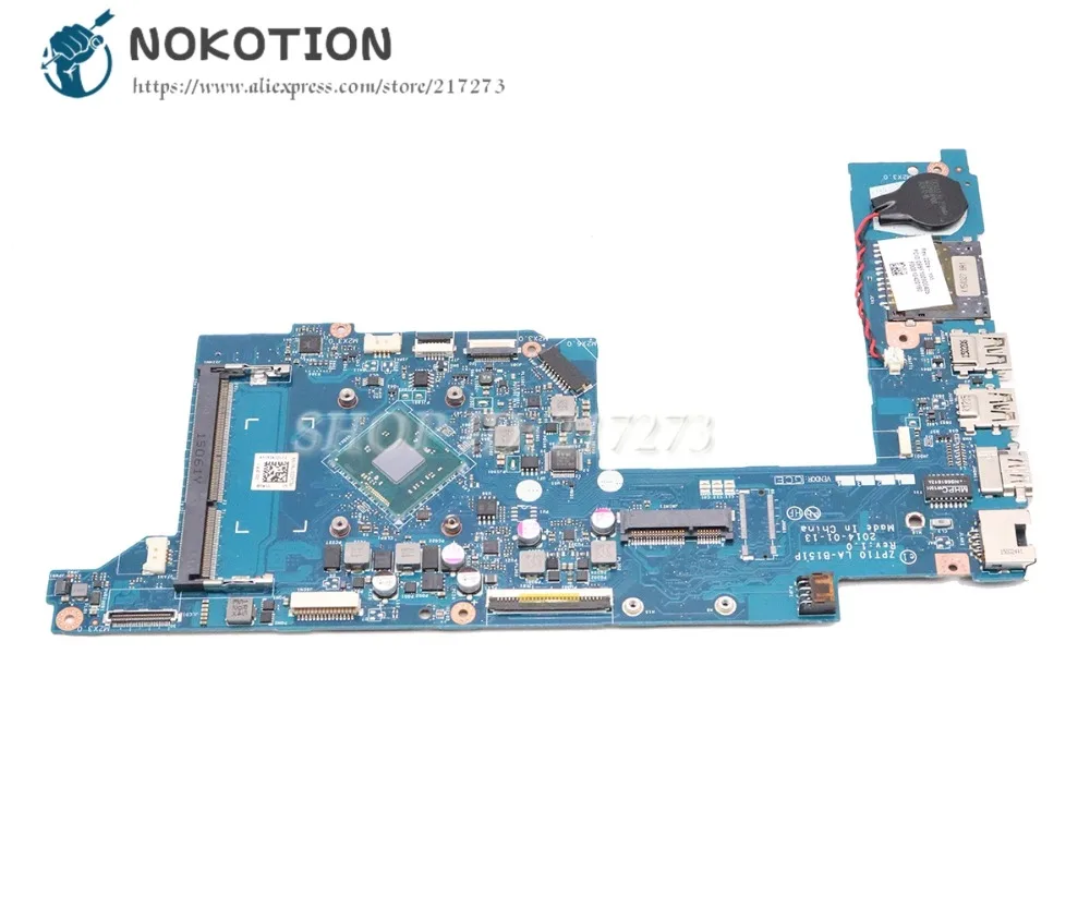 NOKOTION 789088 501 001 для ноутбука HP 11 N 11T X360 материнская плата ZPT10 LA B151P DDR3 с встроенным
