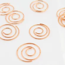 12 шт. BZNVN поперечная граница розовые золотые закладки карманные геометрические формы скрепки DIY