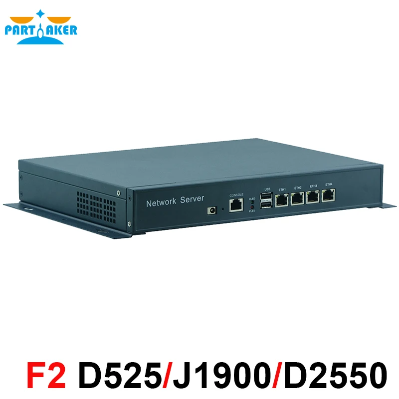 Desktop J1900 4 82574L Lan Fanless Mini PC Firewall Appliance font b Network b font Security