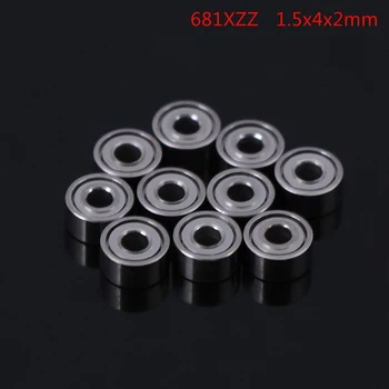 

10Pcs 681XZZ 1.5x4x2mm Open Miniature Bearings Ball Mini Hand Bearing Spinner Shafts Accessories