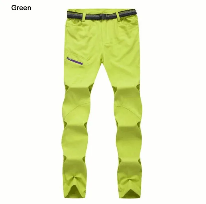 MAZEROUT женские новые летние треккинговые штаны для походов, кемпинга, путешествий, быстросохнущие беговые велосипедные брюки, рыболовные брюки P15 - Цвет: Light Green