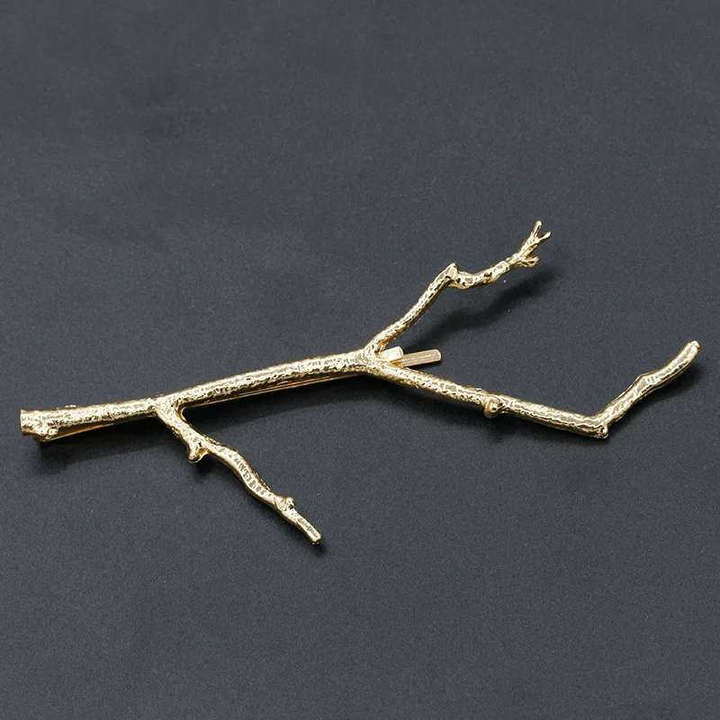 Vintage Tree Branch Hair Clip Gold Silver Color Hairpin Girls Women Hair Accessories Headwear Hairgrips