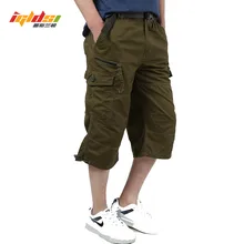 Большие размеры 5XL мужские хлопковые брюки Карго короткие мульти карманные военные короткие мужские камуфляжные брюки карго Горячие Бриджи мужские тактические Короткие