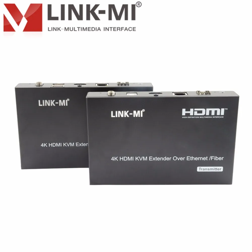 

LM-EP57 120m over single Cat5e/6 cable 4K HDMI+USB KVM Extender over IP with POE video wall broadcast system controlled