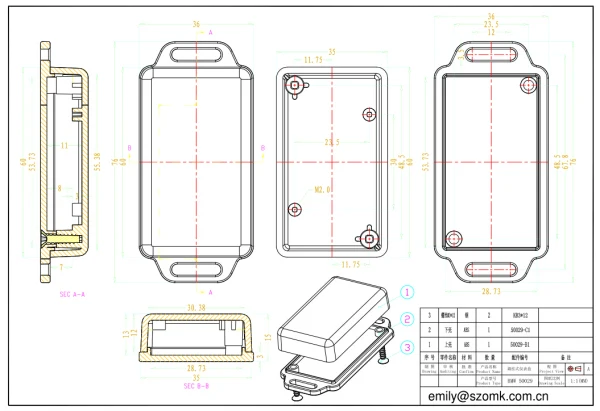 3 pcslot free shipping mounting box for wall switch plastic wall mount