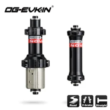 OG-EVKIN x Novatec AS511SB/FS522SB Road Bicycle Hubs Straight Pull Hub V-Brake Hubs Front/Rear 20/24H For Bicycle Hubs 10s/11s bicycle hubs cump 2 bearing 20 28 hole 74 130mm v brake hub 20 inch 406 451 bmx folding bike road bicycle wheel set accessories