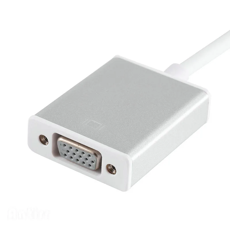 USB3.1 type C папа-VGA Женский адаптер usb type-C передача на VGA кабель HD 1080P для Macbook Chromebook Pixel Lumia 950XL