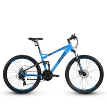 26 inch mountian bicycle aluminum alloy soft-tail frame front shock 24 speed Variable speed Off-road mountain bike riding