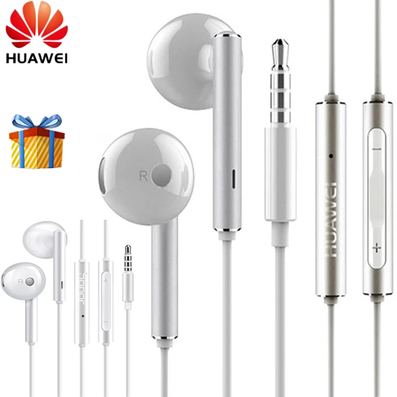 

Original HUAWEI Honor AM116 AM115 Wired earphone With Mic With Volume Control For Samsung Xiaomi Huawei Honor For Android