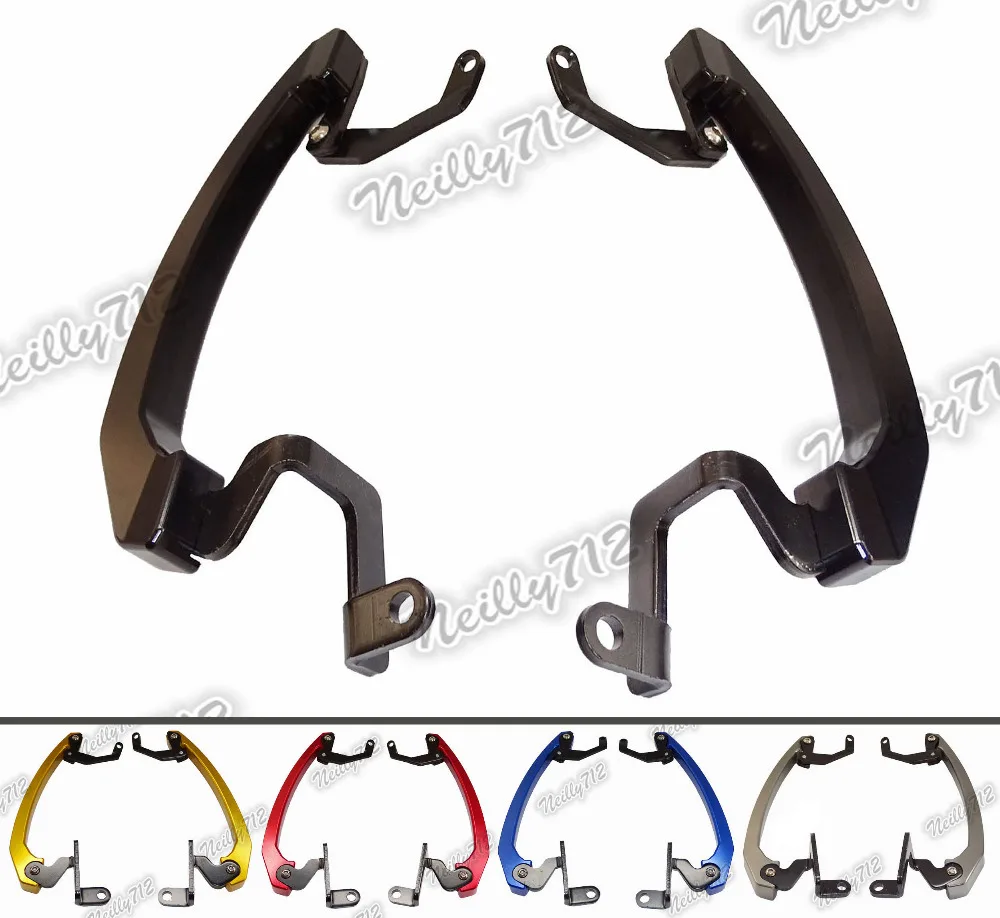 Adjustable Passenger Rear Grab Bars Armrest For Can-Am Spyder, CNC Aluminum Rear Handle Rail Rear Seat Rail Kit Compatible With Spyder F3 F3-S F3-T F3-L 2016-2024