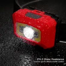 Светодиодный налобный фонарик COB движения сенсор фар USB перезаряжаемые Глава свет лампы Альпинизм Открытый Кемпинг 416