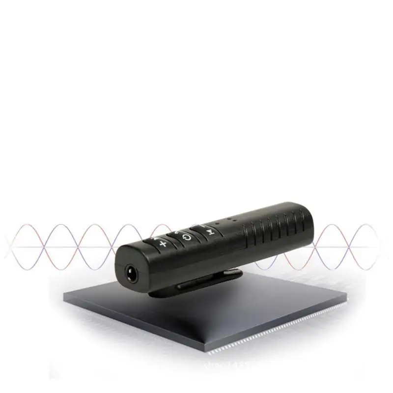 Черный Мини Bluetooth 3,5 мм беспроводной музыкальный автомобильный адаптер клип тип аудио приемник